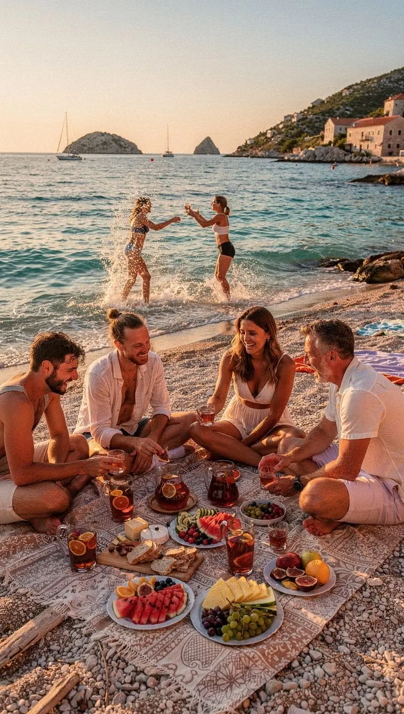 Čaj s medom i limunom poslužuje se na običnom tanjuru.