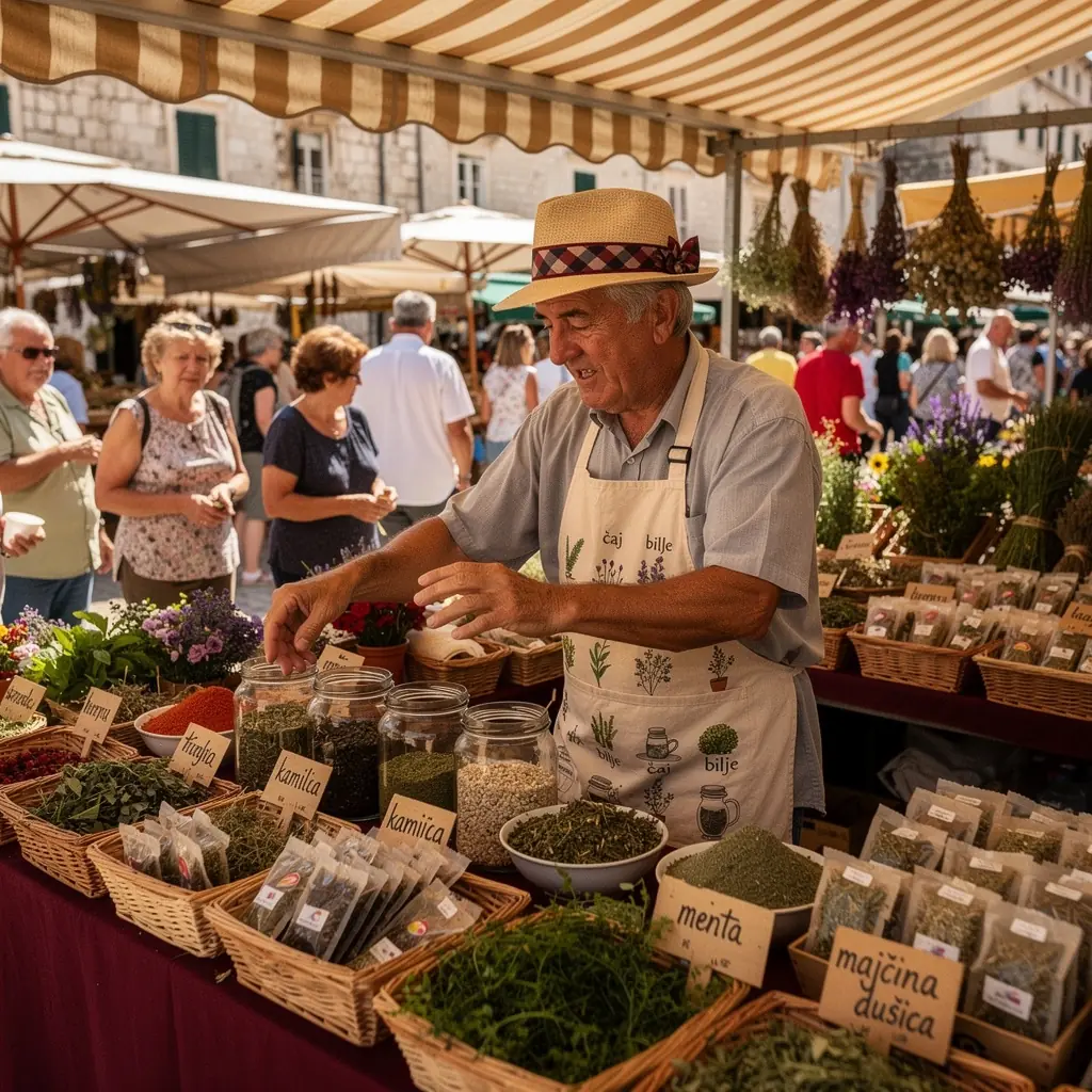Cvrčanje vatre u pozadini dok se čaj kuha, stvarajući opuštajuću atmosferu.