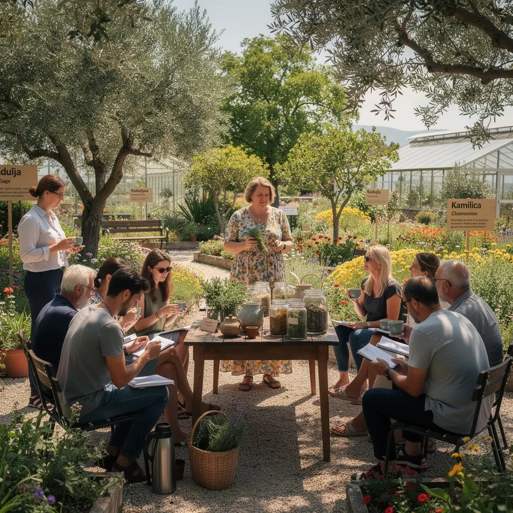 Zeleni čaj s mirisom lavande u tradicionalnoj hrvatskoj šalici.